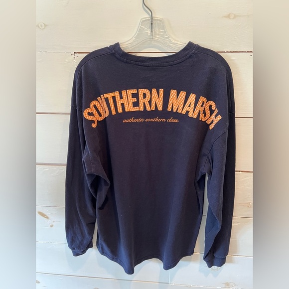 Southern Marsh men’s Navy longsleeved pullover w/pocket Auburn University, EUC - Picture 2 of 5